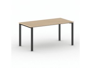 jednaci kancelarsky stul primo infinity 160x80 cm cerna podnoz buk 103742