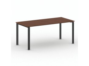 jednaci kancelarsky stul primo infinity 180x90 cm cerna podnoz tresen 103764