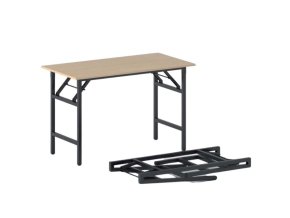 Konferenční stůl FAST READY, 120x60 cm, černá podnož, buk