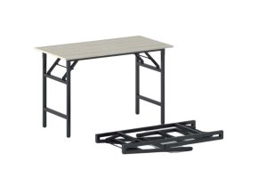 konferencni stul fast ready 120x60 cm cerna podnoz dub prirodni 20995