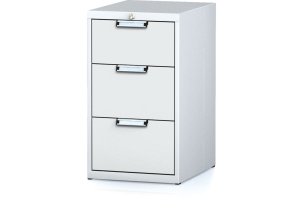 dilensky zasuvkovy box na naradi mechanic 3 zasuvky 480 x 600 x 840 mm sede dvere 17974