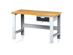 nastavitelny dilensky stul mechanic i zavesny box na naradi 1 zasuvka 1500x685x700 1055 mm antracit 17956