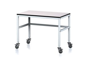 nastavitelny dilensky stul mechanic ii na koleckach 1200x700x745 825 mm nastavitelne podnozi 18131