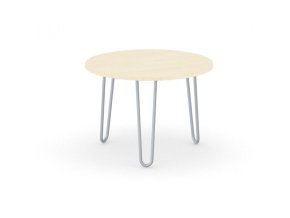 kulaty konferencni stul spider prumer 60 cm sedostribrna podnoz briza 17734