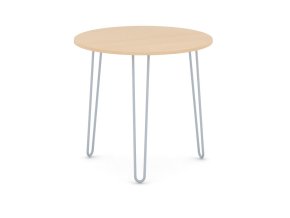 kulaty jidelni stul spider prumer 80 cm sedostribrna podnoz buk 17739