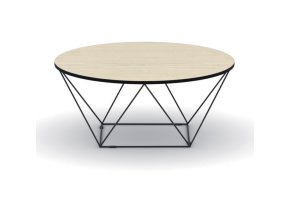 kulaty konferencni stul wire prumer 105 cm dub prirodni 104872