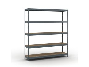 Policový regál 1786x1600x400 mm, nosnost 350kg