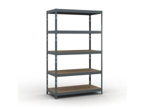Policový regál 1966x1200x600 mm, nosnost 280kg
