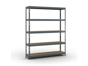 Policový regál 1966x1600x400 mm, nosnost 350kg
