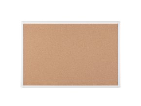 Korková nástěnka ANTI-MICROBIAL, 900 x 600 mm, bílý rám