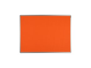 textilni nastenka ekotab v hlinikovem ramu 900 x 600 mm oranzova 19615