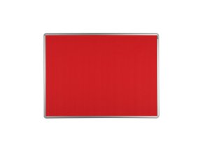 textilni nastenka ekotab v hlinikovem ramu 900 x 600 mm cervena 19654