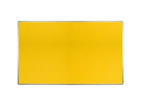 textilni nastenka ekotab v hlinikovem ramu 2000 x 1200 mm zluta 19639