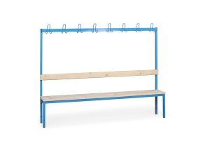 satni lavice s vesakem sedak late delka 2000 mm modre nohy 23514