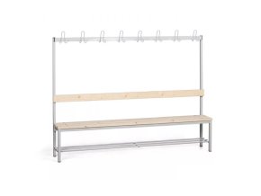 satni lavice s vesakem a botnikem sedak late delka 2000 mm sede nohy 30244