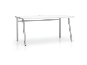 kancelarsky psaci stul single layers bez prepazek bila 22275