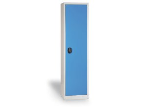 dilenska policova skrin na naradi kovona 4 police svarovana 508 x 400 x 1950 mm seda modra 23822