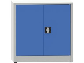 dilenska policova skrin na naradi kovona jumbo 1 police svarovana 800 x 500 x 800 mm seda modra 23425