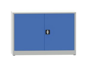 dilenska policova skrin na naradi kovona jumbo 1 police svarovana 800 x 1200 x 500 mm seda modra 23434
