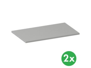 pridavna police ke kovovym skrinim 950 x 600 mm seda 2 ks 139416