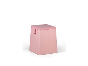 plastovy taburet s polstarkem billy ruzovy 24973