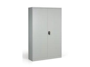 kovova spisova skrin demontovana 4 police 1200 x 1950 x 400 mm seda 27027