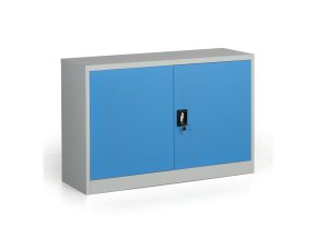 kovova spisova skrin demontovana 1 police 1200 x 800 x 400 mm modra 27001