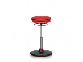 Balanční pracovní stolička SOPHIE, červená