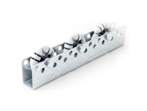 Vícesměrnná univerzální kladičková lišta, nosnost 5 kg, rozteč 100 mm