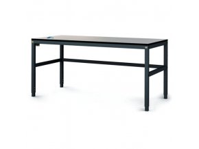 Antistatický dílenský ESD stůl, 1600x800x745-985 mm, nastavitelné podnoží