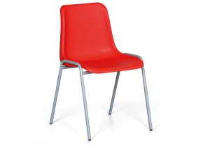 plastova jidelni zidle amador cervena 104651