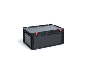 esd euro prepravka s vikem 600 x 400 x 285 mm 79282