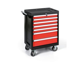 Mobilní skříňka na nářadí, 7 zásuvek, 965x664x464 mm