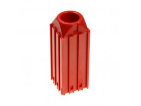 Plastový box pro nástroj s kuželovou stopkou MORSE M2, modul 3x3, 1 dutina, červená