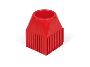 Plastový box pro nástroj s kuželovou stopkou ISO 50, modul 10x10, 1 dutina, červená