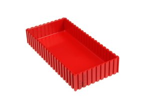 plastova krabicka na naradi 35 100x200 mm cervena 35638