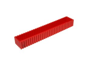 plastova krabicka na naradi 35 300x50 mm cervena 35647