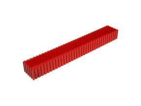 plastova krabicka na naradi 35 350x50 mm cervena 35648