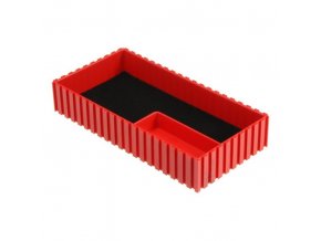 Plastová krabička na mikrometr 35-100x200 mm, červená