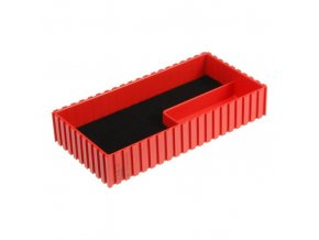 Plastová krabička na mikrometr 35-200x100 mm, červená