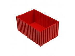 Plastová krabička na nářadí 70-100x150 mm, červená