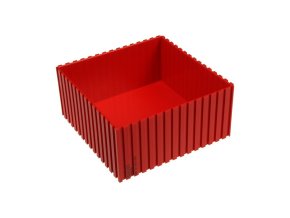 plastova krabicka na naradi 70 150x150 mm cervena 35661