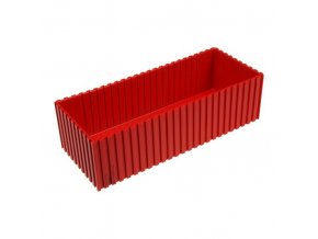 Plastová krabička na nářadí 70-250x100 mm, červená