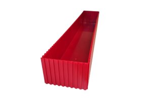 plastova krabicka na naradi 70 600x100 mm cervena 35665