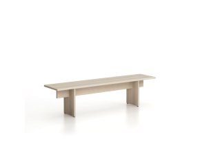 Lavice SOLID, 1800 x 400 x 443 mm, dub přírodní