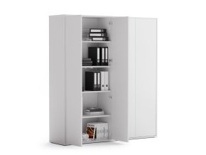 skrin vysoka s dvermi block white 50520