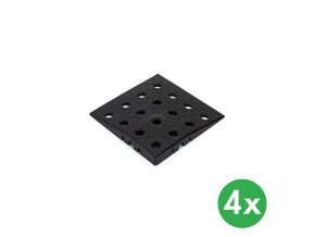 Rohový nájezd GripTil, 4 ks, černý
