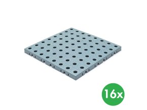 Základní deska GripTil, 16 ks, šedá