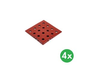Rohový nájezd GripTil, 4 ks, hnědý