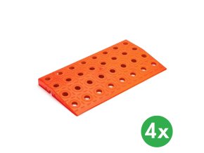 Rovný nájezd GripTil, 4 ks, oranžový